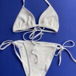 Hunza G: Gina Studded Bikini Set - White
